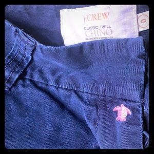 J crew sea turtle navy blue chinos
